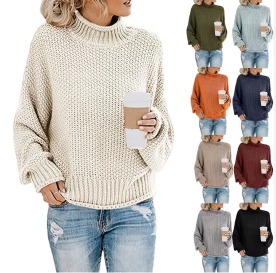 Women's Long-sleeved Knitted Pullover