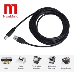 Customized USB B 20 Printer Cable Nylon