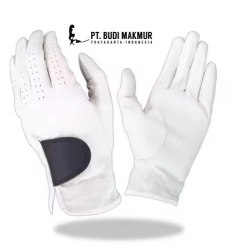 Cabretta Full Leather Golf Gloves White