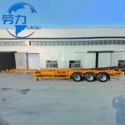 3-Axis 40Ft Steel Transport Semi Trailer